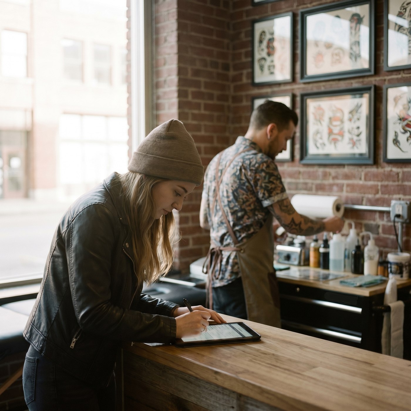 Paperless waivers & intake